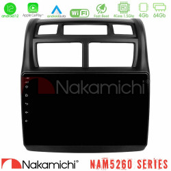 Nakamichi NAM5260 Series 4Core Android12 4+64GB Kia Sportage 2008-2011 Navigation Multimedia Tablet 9 Με Carplay -amp; Android Auto
