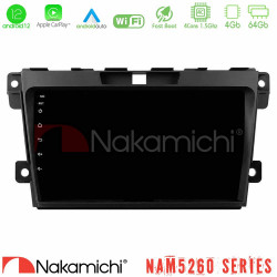 Nakamichi NAM5260 Series 4Core Android12 4+64GB Mazda CX-7 2007-2011 Navigation Multimedia Tablet 9 Με Carplay -amp; Android Auto
