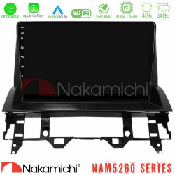 Nakamichi NAM5260 Series 4Core Android12 4+64GB Mazda6 2002-2006 Navigation Multimedia Tablet 9 Με Carplay -amp; Android Auto