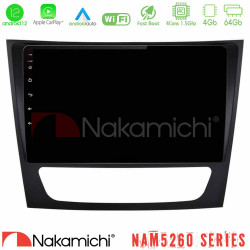Nakamichi NAM5260 Series 4Core Android12 4+64GB Mercedes E Class / CLS Class Navigation Multimedia Tablet 9 Με Carplay -amp; Android Auto