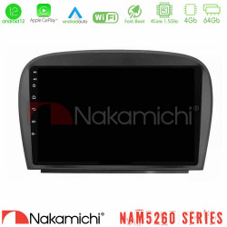 Nakamichi NAM5260 Series 4Core Android12 4+64GB Mercedes SL Class 2005-2011 Navigation Multimedia Tablet 9 Με Carplay -amp; Android Auto