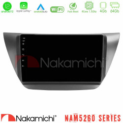 Nakamichi NAM5260 Series 4Core Android12 4+64GB Mitsubishi Lancer 2004 – 2008 Navigation Multimedia Tablet 9 Με Carplay -amp; Android Auto