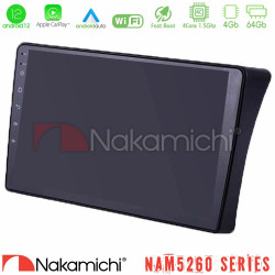 Nakamichi NAM5260 Series 4Core Android12 4+64GB Nissan Navara D40 Navigation Multimedia Tablet 9 Με Carplay -amp; Android Auto