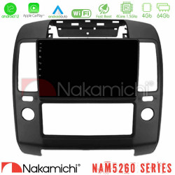 Nakamichi NAM5260 Series 4Core Android12 4+64GB Nissan Navara Navigation Multimedia Tablet 9 Με Carplay -amp; Android Auto