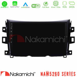 Nakamichi NAM5260 Series 4Core Android12 4+64GB Nissan Navara NP300 Navigation Multimedia Tablet 9 Με Carplay -amp; Android Auto