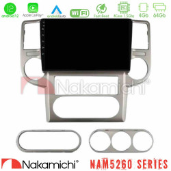 Nakamichi NAM5260 Series 4Core Android12 4+64GB Nissan X-Trail 2003-2007 Navigation Multimedia Tablet 10 Με Carplay -amp; Android Auto