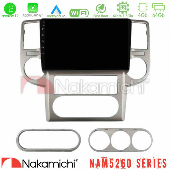 Nakamichi NAM5260 Series 4Core Android12 4+64GB Nissan X-Trail 2003-2007 Navigation Multimedia Tablet 10 Με Carplay -amp; Android Auto Nakamichi NAM5260 Series 4Core Android12 4+64GB Nissan X-Trail 2003-2007 Navigation Multimedia Tablet 10 Με Carplay -amp; Android Auto