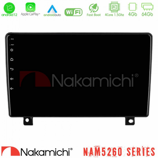 Nakamichi NAM5260 Series 4Core Android12 4+64GB Opel Astra H Navigation Multimedia Tablet 9 (dashboard version) Με Carplay -amp; Android Auto Nakamichi NAM5260 Series 4Core Android12 4+64GB Opel Astra H Navigation Multimedia Tablet 9 (dashboard version) Με Carplay -amp; Android Auto