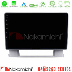 Nakamichi NAM5260 Series 4Core Android12 4+64GB Opel Astra J 2010-2014 Navigation Multimedia Tablet 9 Με Carplay -amp; Android Auto