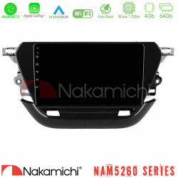 Nakamichi NAM5260 Series 4Core Android12 4+64GB Opel Corsa F 2019-2023 Navigation Multimedia Tablet 9 Με Carplay -amp; Android Auto