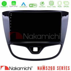 Nakamichi NAM5260 Series 4Core Android12 4+64GB Opel Karl 2017-2019 Navigation Multimedia Tablet 9 Με Carplay -amp; Android Auto