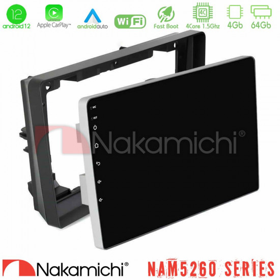 Nakamichi NAM5260 Series 4Core Android12 4+64GB Peugeot 308 2013-2020 Navigation Multimedia Tablet 9 Με Carplay -amp; Android Auto Nakamichi NAM5260 Series 4Core Android12 4+64GB Peugeot 308 2013-2020 Navigation Multimedia Tablet 9 Με Carplay -amp; Android Auto