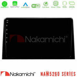 Nakamichi NAM5260 Series 4Core Android12 4+64GB Peugeot Partner / Citroen Berlingo 2020-gt; Navigation Multimedia Tablet 10 Με Carplay - Android Auto
