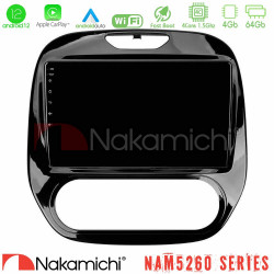 Nakamichi NAM5260 Series 4Core Android12 4+64GB Renault Captur 2013-2019 (Manual AC) Navigation Multimedia Tablet 9 Με Carplay - Android Auto