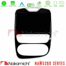 Nakamichi NAM5260 Series 4Core Android12 4+64GB Renault Clio 2016-2019 Navigation Multimedia Tablet 10 Με Carplay - Android Auto