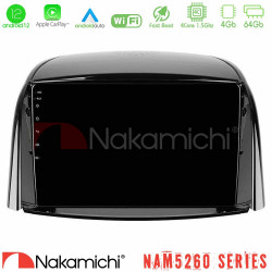 Nakamichi NAM5260 Series 4Core Android12 4+64GB Renault Koleos 2007-2015 Navigation Multimedia Tablet 9 Με Carplay - Android Auto