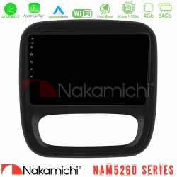 Nakamichi NAM5260 Series 4Core Android12 4+64GB Renault/Nissan/Opel/Fiat Navigation Multimedia Tablet 9 Με Carplay - Android Auto