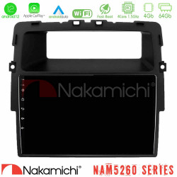 Nakamichi NAM5260 Series 4Core Android12 4+64GB Renault/Nissan/Opel Navigation Multimedia Tablet 10 Με Carplay - Android Auto