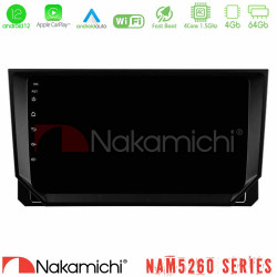 Nakamichi NAM5260 Series 4Core Android12 4+64GB Seat Arona/Ibiza Navigation Multimedia Tablet 9 Με Carplay - Android Auto