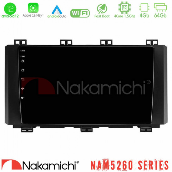 Nakamichi NAM5260 Series 4Core Android12 4+64GB Seat Ateca 2017-2021 Navigation Multimedia Tablet 9 Με Carplay - Android Auto Nakamichi NAM5260 Series 4Core Android12 4+64GB Seat Ateca 2017-2021 Navigation Multimedia Tablet 9 Με Carplay - Android Auto