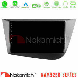 Nakamichi NAM5260 Series 4Core Android12 4+64GB Seat Leon Navigation Multimedia Tablet 9 Με Carplay - Android Auto