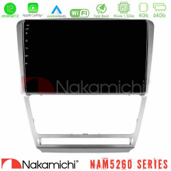 Nakamichi NAM5260 Series 4Core Android12 4+64GB Skoda Octavia 5 Navigation Multimedia Tablet 10 Με Carplay - Android Auto