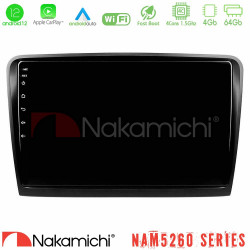 Nakamichi NAM5260 Series 4Core Android12 4+64GB Skoda Superb 2008-2015 Navigation Multimedia Tablet 9 Με Carplay - Android Auto