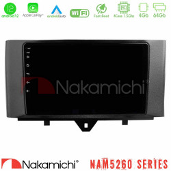 Nakamichi NAM5260 Series 4Core Android12 4+64GB Smart 451 Facelift Navigation Multimedia Tablet 9 Με Carplay - Android Auto