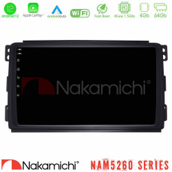 Nakamichi NAM5260 Series 4Core Android12 4+64GB Smart 451 Navigation Multimedia Tablet 9 Με Carplay - Android Auto