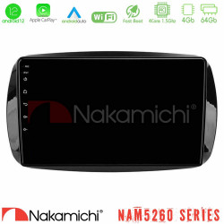 Nakamichi NAM5260 Series 4Core Android12 4+64GB Smart 453 Navigation Multimedia Tablet 9 Με Carplay - Android Auto