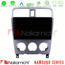 Nakamichi NAM5260 Series 4Core Android12 4+64GB Subaru Forester 2003-2007 Navigation Multimedia Tablet 9 Με Carplay - Android Auto