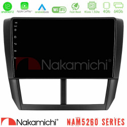 Nakamichi NAM5260 Series 4Core Android12 4+64GB Subaru Forester Navigation Multimedia Tablet 9 Με Carplay - Android Auto