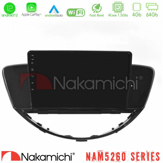 Nakamichi NAM5260 Series 4Core Android12 4+64GB Subaru Tribeca 2007-2014 Navigation Multimedia Tablet 9 Με Carplay - Android Auto