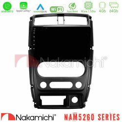 Nakamichi NAM5260 Series 4Core Android12 4+64GB Suzuki Jimny 2007-2017 Navigation Multimedia Tablet 9 Με Carplay - Android Auto