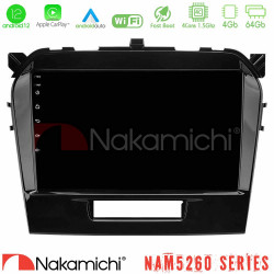 Nakamichi NAM5260 Series 4Core Android12 4+64GB Suzuki Vitara 2015-2021 Navigation Multimedia Tablet 9 Με Carplay - Android Auto