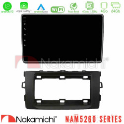 Nakamichi NAM5260 Series 4Core Android12 4+64GB Toyota Auris 2013-2016 Navigation Multimedia Tablet 10 Με Carplay - Android Auto