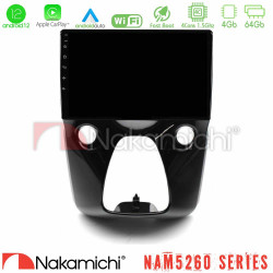 Nakamichi NAM5260 Series 4Core Android12 4+64GB Toyota Aygo  Citroen C1  Peugeot 108 Navigation Multimedia 10 Με Carplay - Android Auto