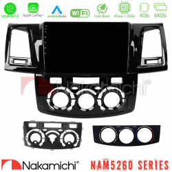 Nakamichi NAM5260 Series 4Core Android12 4+64GB Toyota Hilux 2007-2011 Navigation Multimedia Tablet 9 Με Carplay - Android Auto Nakamichi NAM5260 Series 4Core Android12 4+64GB Toyota Hilux 2007-2011 Navigation Multimedia Tablet 9 Με Carplay - Android Auto