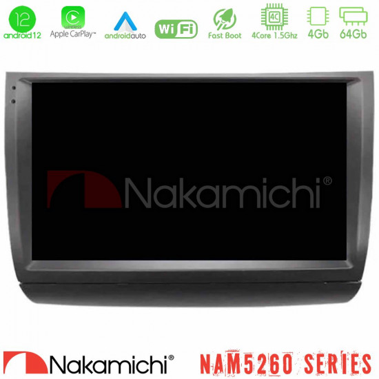 Nakamichi NAM5260 Series 4Core Android12 4+64GB Toyota Prius 2004-2009 Navigation Multimedia Tablet 9 Με Carplay - Android Auto