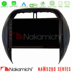Nakamichi NAM5260 Series 4Core Android12 4+64GB Toyota RAV4 2001-2005 (Auto A/C) Navigation Multimedia Tablet 9 Με Carplay - Android Auto