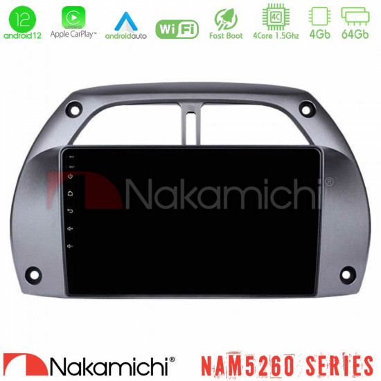 Nakamichi NAM5260 Series 4Core Android12 4+64GB Toyota RAV4 2001 - 2006 Navigation Multimedia Tablet 9 Με Carplay - Android Auto Nakamichi NAM5260 Series 4Core Android12 4+64GB Toyota RAV4 2001 - 2006 Navigation Multimedia Tablet 9 Με Carplay - Android Auto