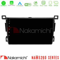 Nakamichi NAM5260 Series 4Core Android12 4+64GB Toyota RAV4 2013-2018 Navigation Multimedia Tablet 9 Με Carplay - Android Auto Nakamichi NAM5260 Series 4Core Android12 4+64GB Toyota RAV4 2013-2018 Navigation Multimedia Tablet 9 Με Carplay - Android Auto