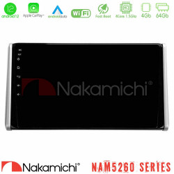 Nakamichi NAM5260 Series 4Core Android12 4+64GB Toyota RAV4 2019-2023 Navigation Multimedia Tablet 10 Με Carplay - Android Auto