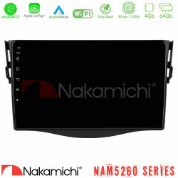 Nakamichi NAM5260 Series 4Core Android12 4+64GB Toyota RAV4 Navigation Multimedia Tablet 9 Με Carplay - Android Auto