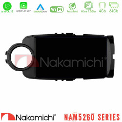 Nakamichi NAM5260 Series 4Core Android12 4+64GB Toyota Yaris Navigation Multimedia Tablet 9 (Μαύρο Χρώμα) Με Carplay - Android Auto