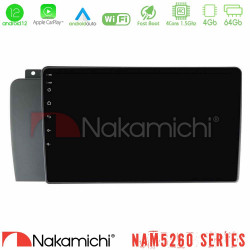 Nakamichi NAM5260 Series 4Core Android12 4+64GB Volvo S60 2004-2009 Navigation Multimedia Tablet 9 Με Carplay -amp; Android Auto