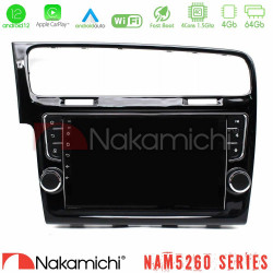Nakamichi NAM5260 Series 4Core Android12 4+64GB VW GOLF 7 Navigation Multimedia Tablet 9 Με Carplay -amp; Android Auto (OEM Look)