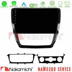 Nakamichi NAM5260 Series 4Core Android12 4+64GB VW Jetta Navigation Multimedia Tablet 10 Με Carplay -amp; Android Auto