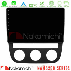 Nakamichi NAM5260 Series 4Core Android12 4+64GB VW Jetta Navigation Multimedia Tablet 10 Με Carplay -amp; Android Auto