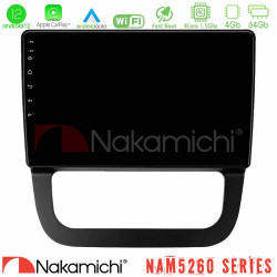 Nakamichi NAM5260 Series 4Core Android12 4+64GB VW Jetta Navigation Multimedia Tablet 10 Με Carplay -amp; Android Auto